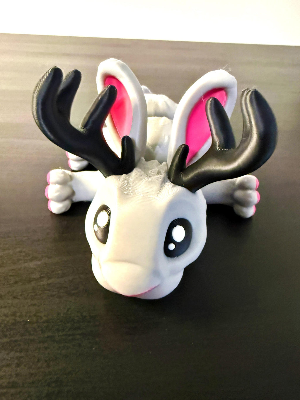 3D Printed Jackalope Cryptid – Detailed Desert Mythical Creature Toy
