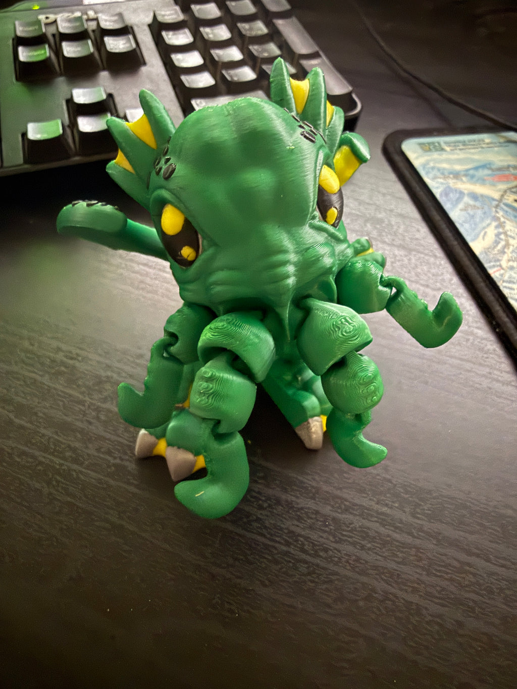 It's Cthulhu Kids! Can you say Cthulhu? And guess what he's 3D printed.