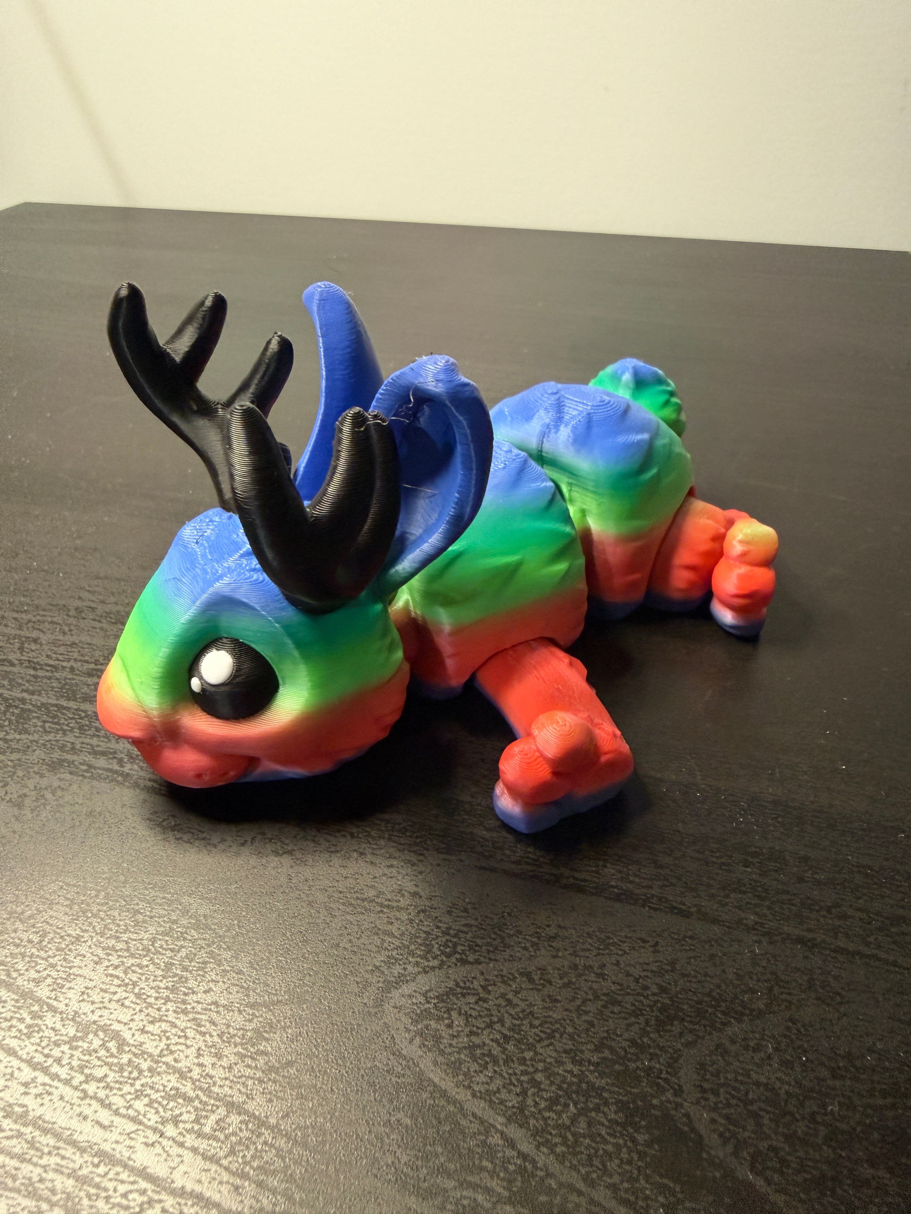 3D Printed Jackalope Cryptid – Detailed Desert Mythical Creature Toy