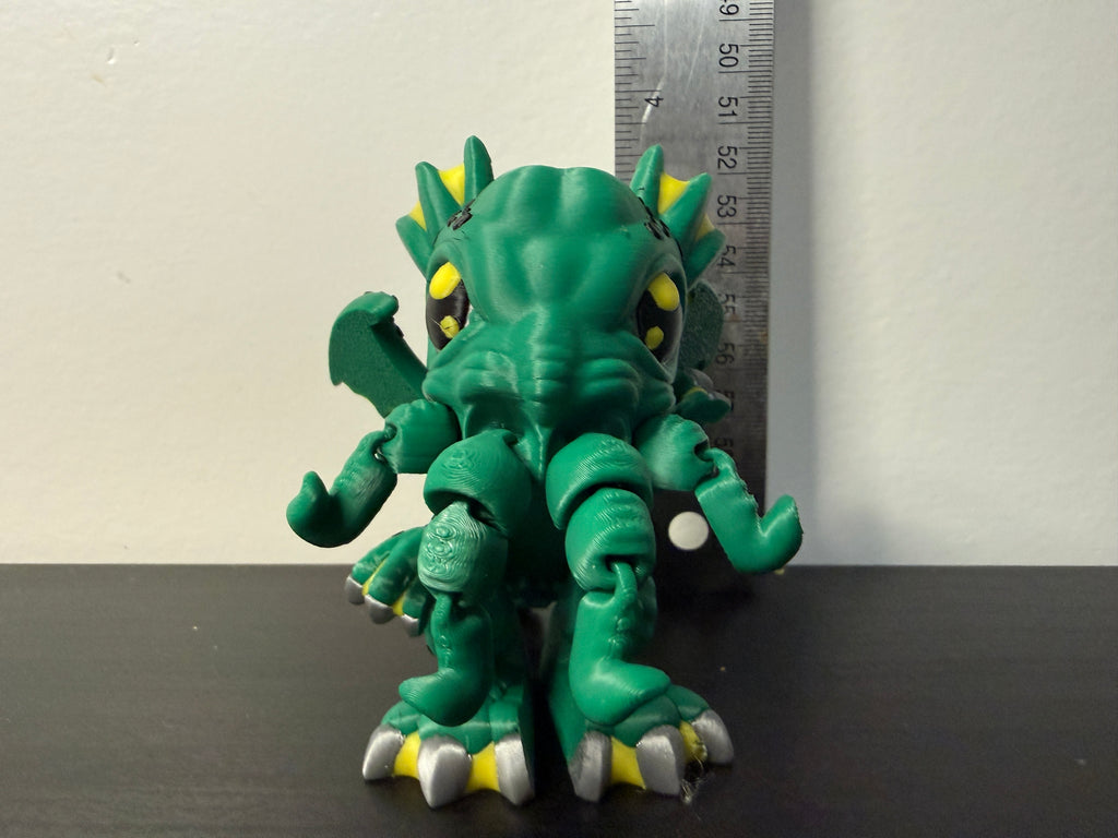 It's Cthulhu Kids! Can you say Cthulhu? And guess what he's 3D printed.