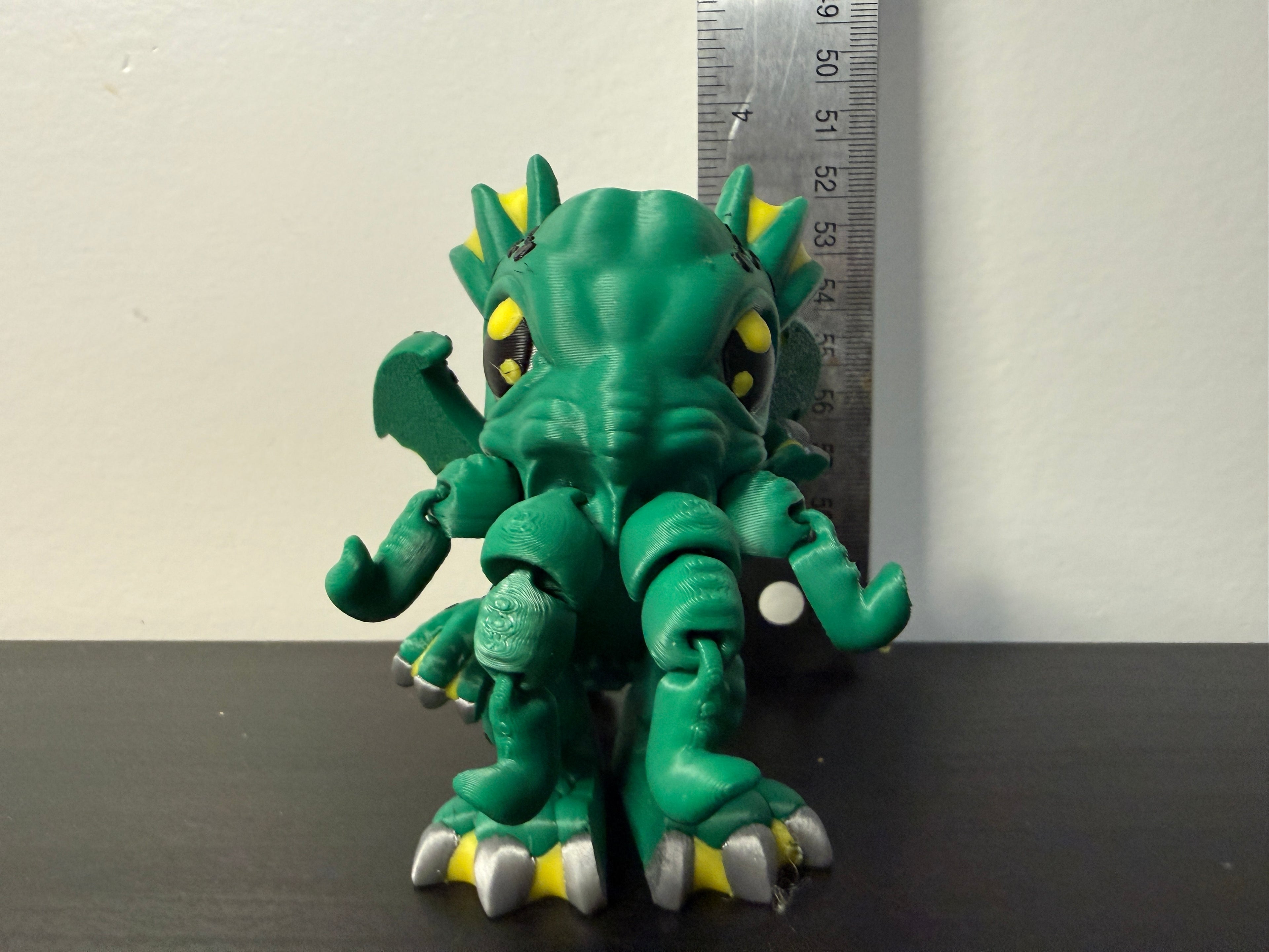 It's Cthulhu Kids! Can you say Cthulhu? And guess what he's 3D printed.