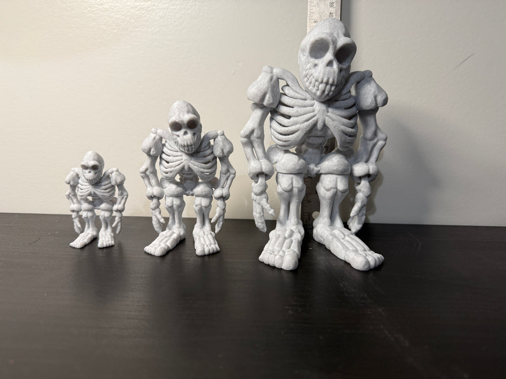 Skeleton Bigfoot - 3D Printed and articulated.