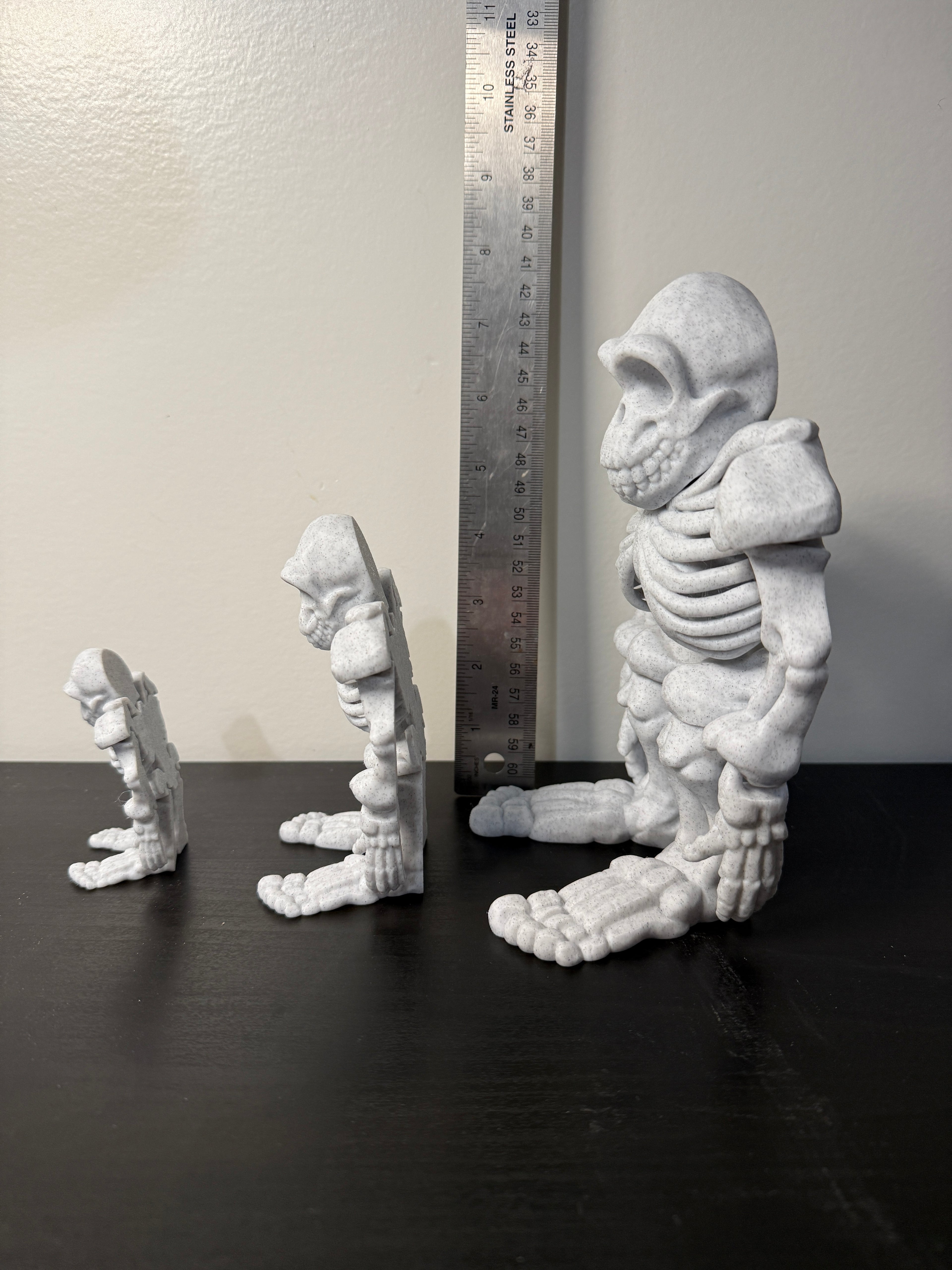 Skeleton Bigfoot - 3D Printed and articulated.