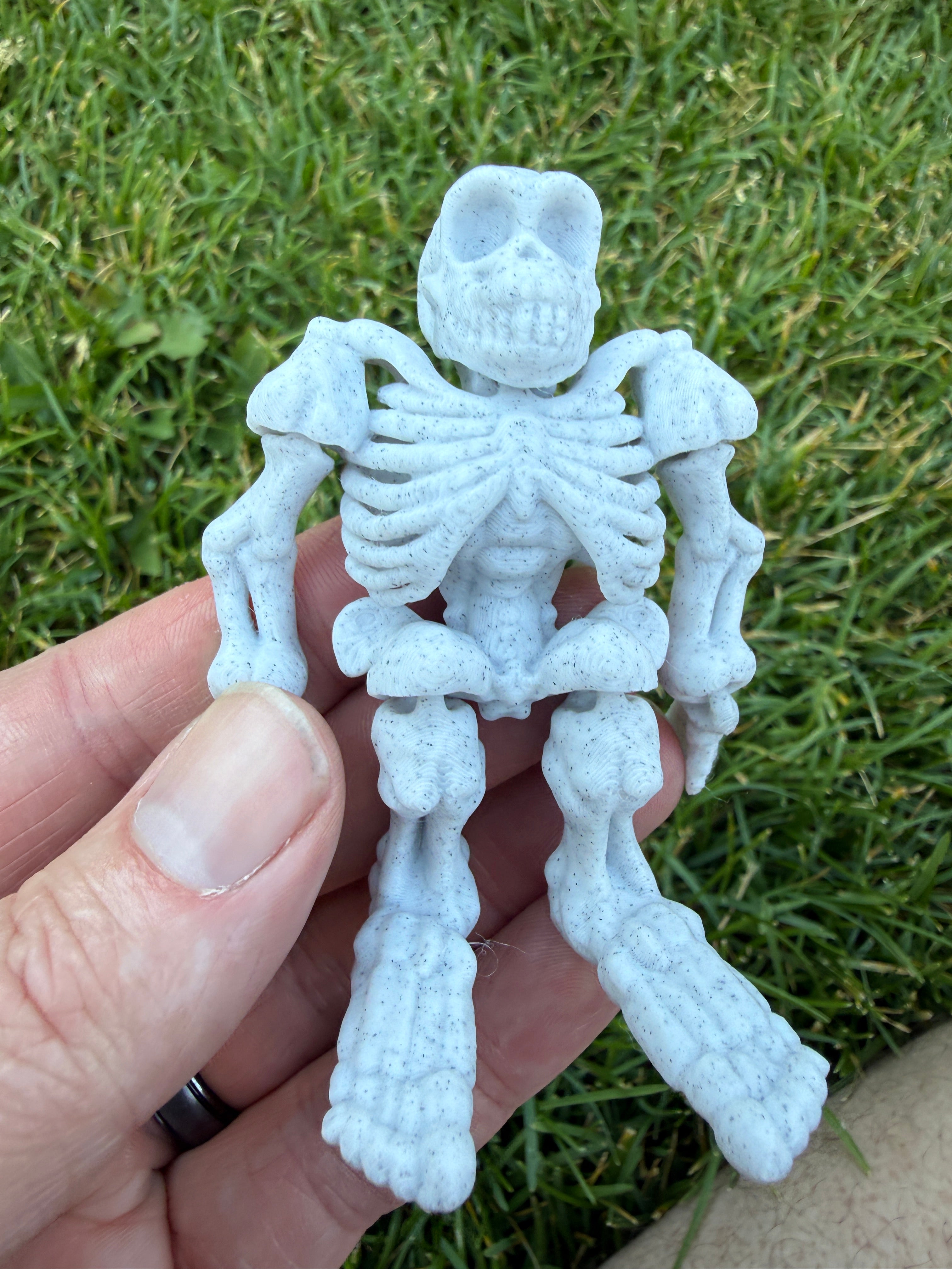 Skeleton Bigfoot - 3D Printed and articulated.