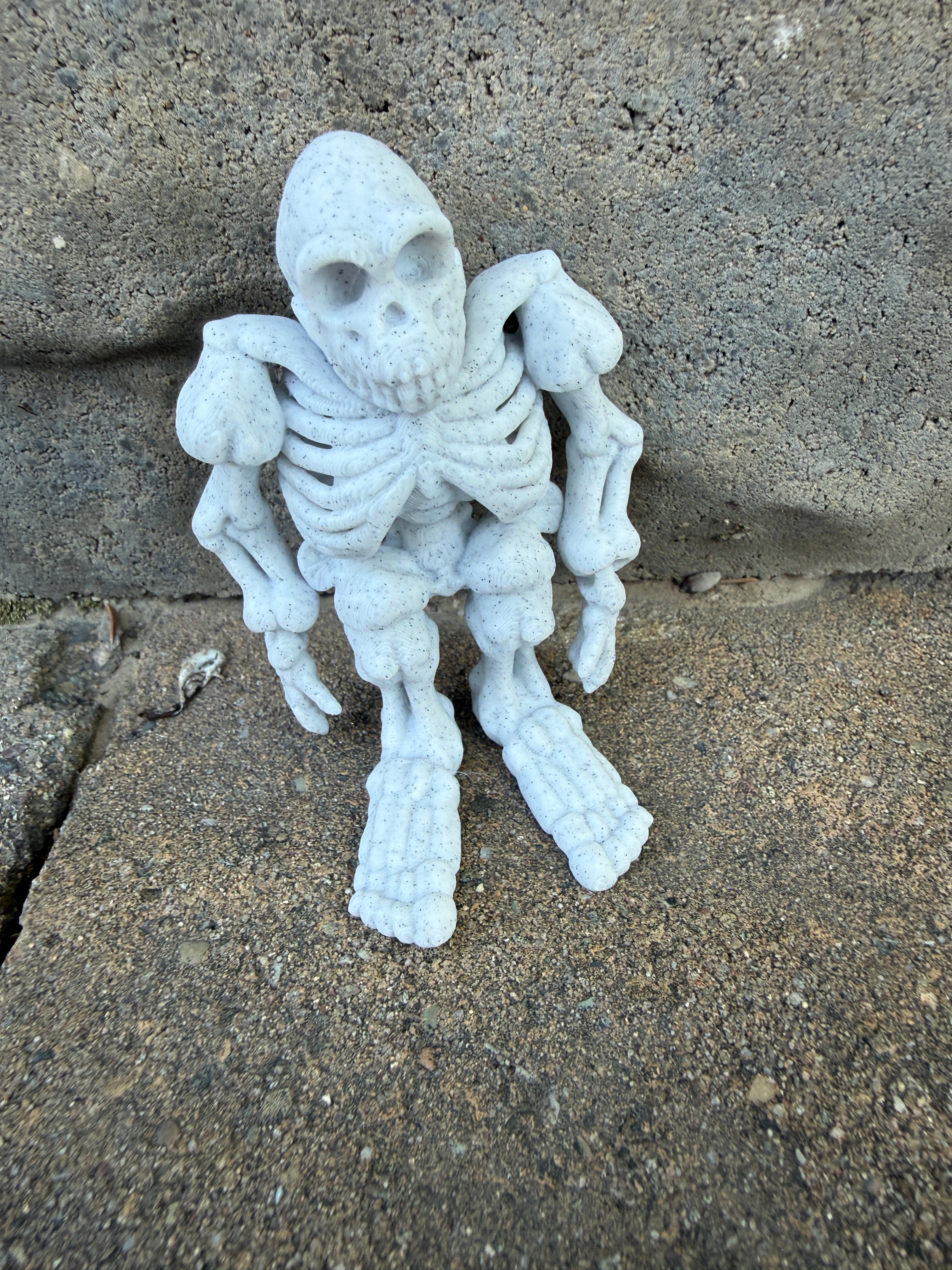 Skeleton Bigfoot - 3D Printed and articulated.