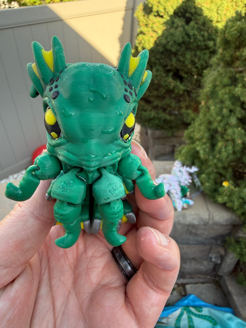 It's Cthulhu Kids! Can you say Cthulhu? And guess what he's 3D printed.