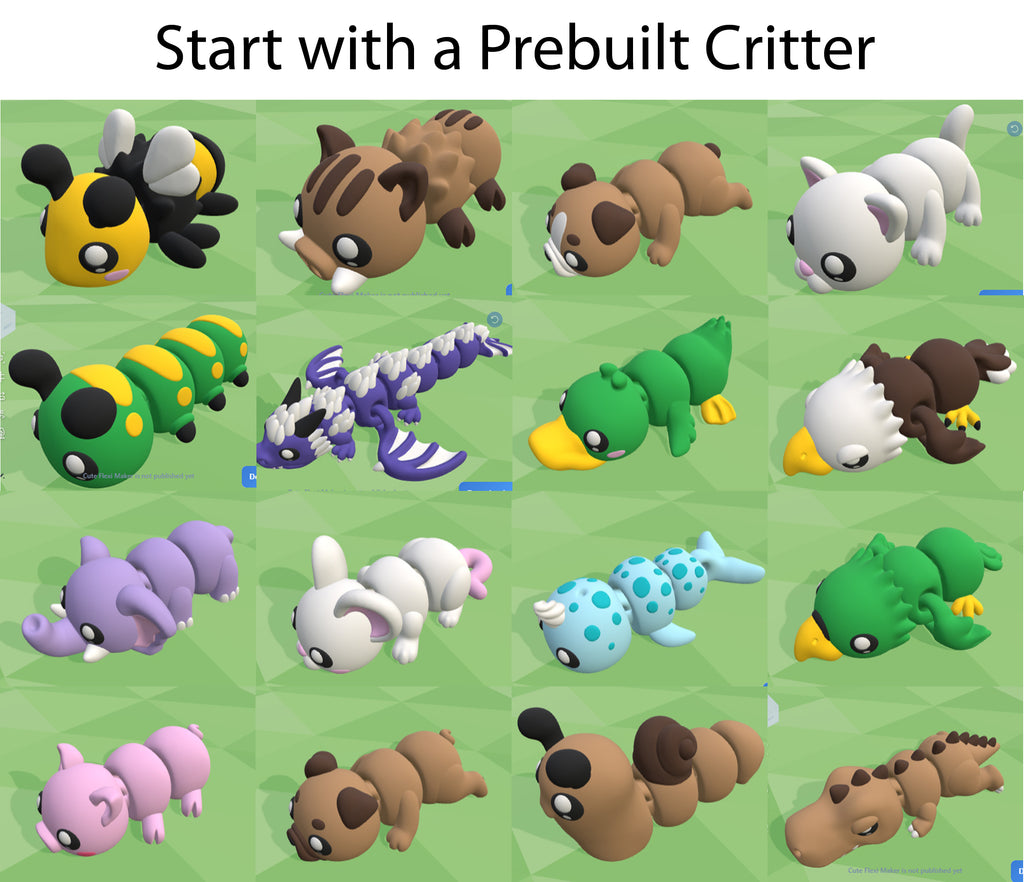 Create your own Flexible Critter