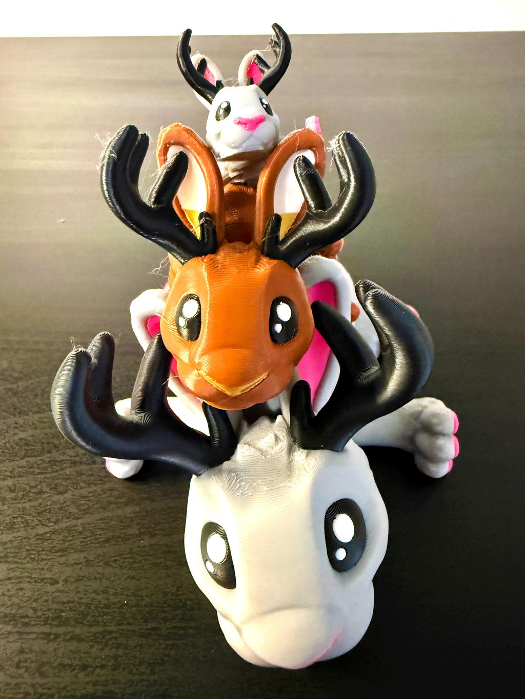 3D Printed Jackalope Cryptid – Detailed Desert Mythical Creature Toy