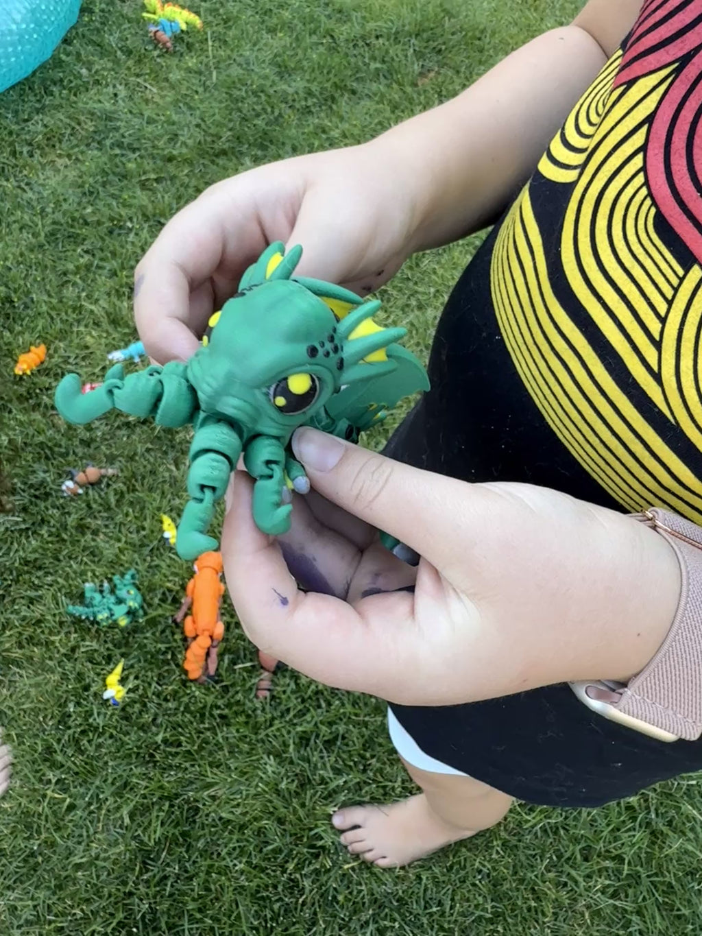 It's Cthulhu Kids! Can you say Cthulhu? And guess what he's 3D printed.