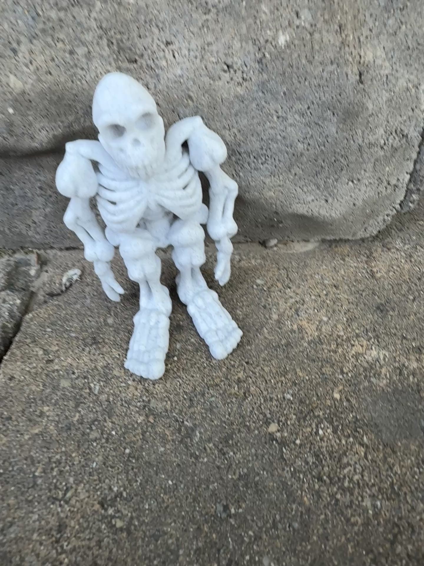 Skeleton Bigfoot - 3D Printed and articulated.