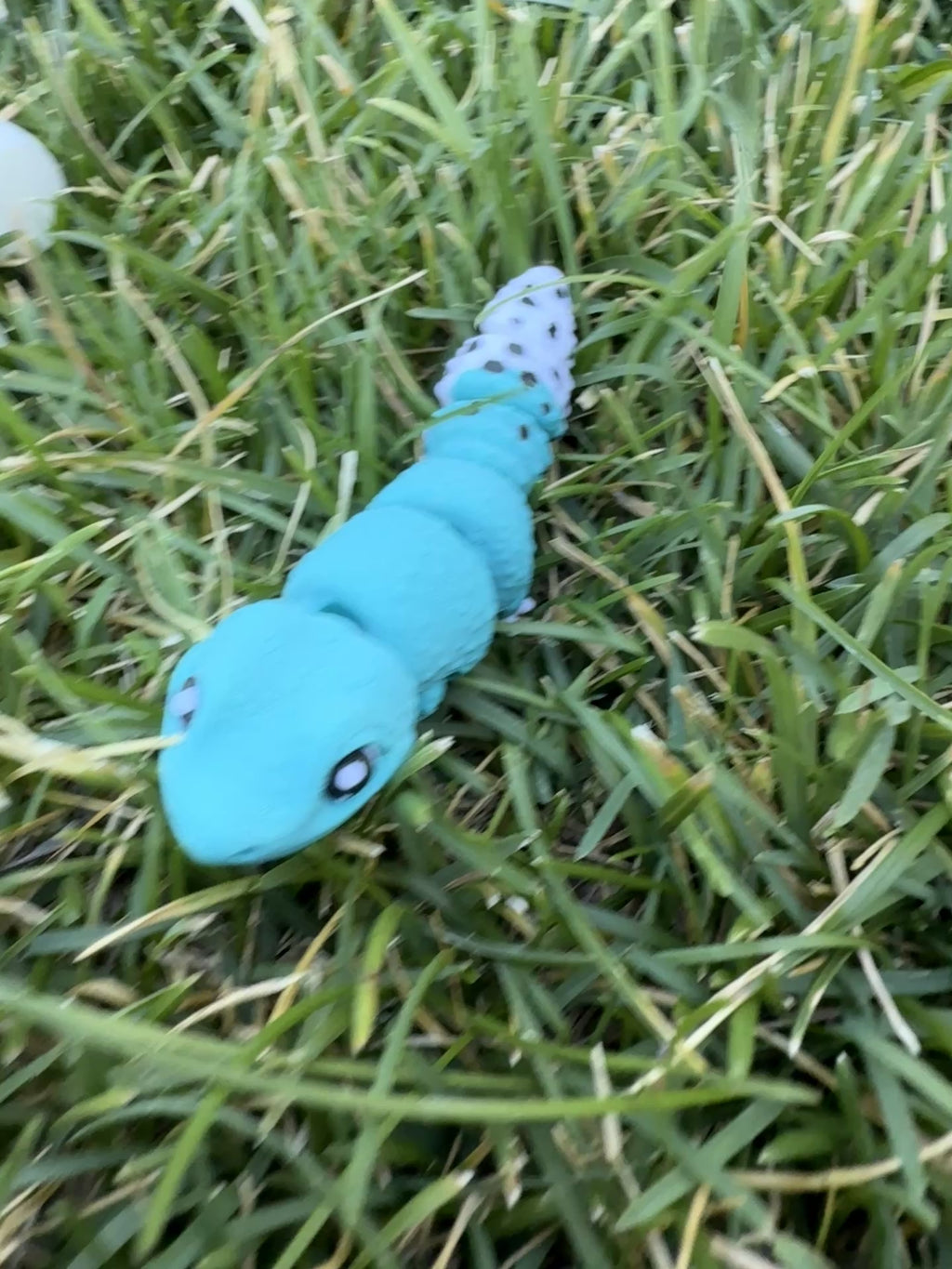 Articulated Leopard Gecko Keychain, 3D Printed Reptile Toy, Custom Color Lizard Fidget